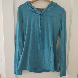 Prana Hoody Womens Large Turquoise
